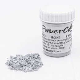 Pigment Pavercolor srebrny...